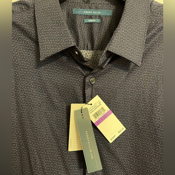 Men’s Perry Ellis Shirt NWT - Picture 3 of 5